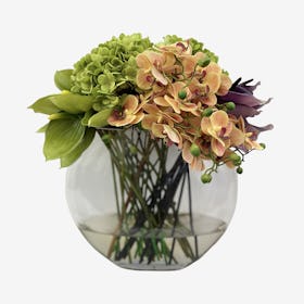 Assorted Spring Arrangement - Hydrangeas / Anthuriums / Orchids