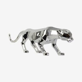 BAO Panther Sculpture - Chrome