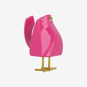 Bird Sculpture - Hot Pink