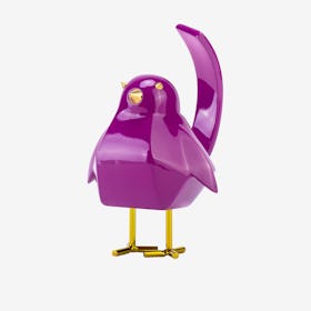 Bird Sculpture - Purple