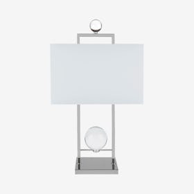 1-Light Bridge Table Lamp - Crystal