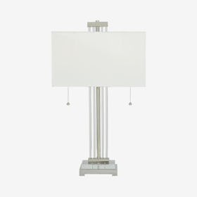 1-Light Rods Table Lamp