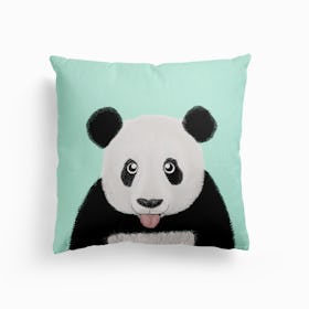 Cute Panda Canvas Cushion