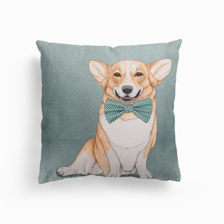 Corgi Dog Canvas Cushion