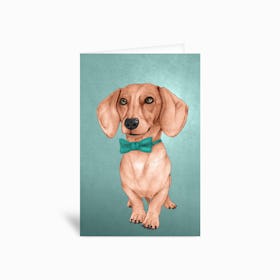 Dachshund Greetings Card