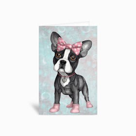 Sweet Frenchie Greetings Card
