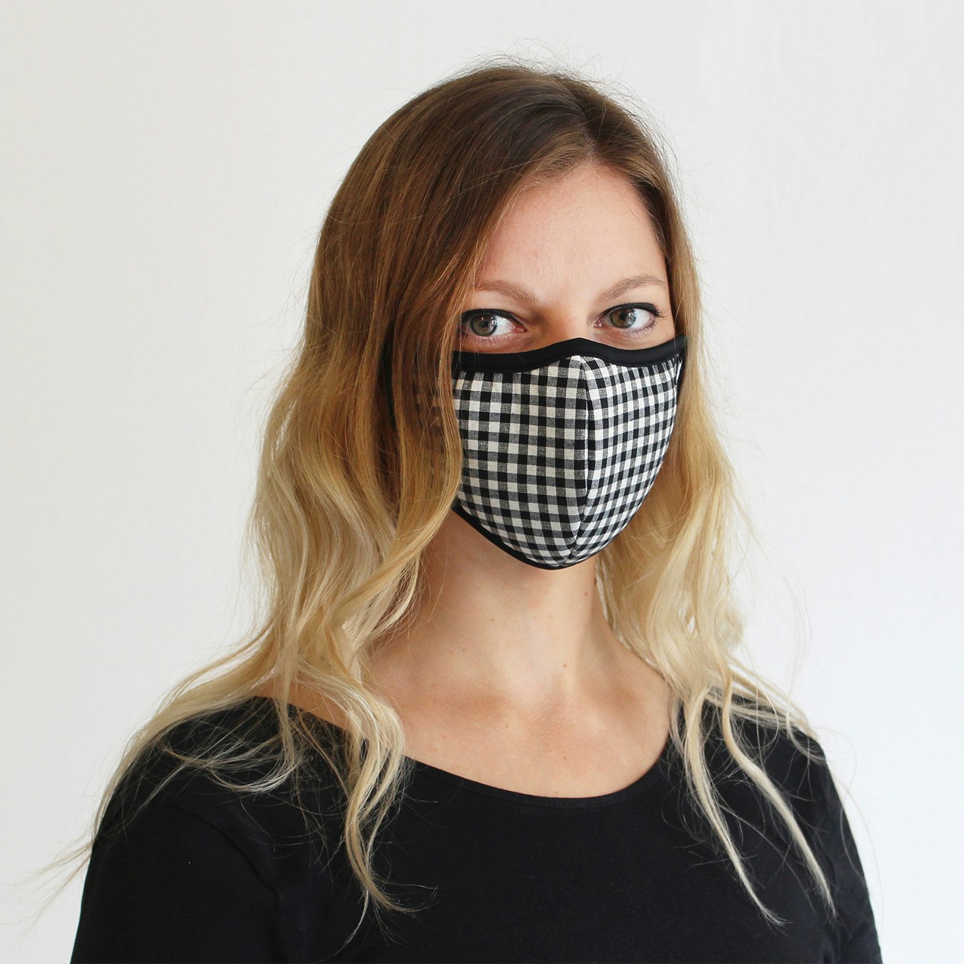 Women Facemask - Vichy Black