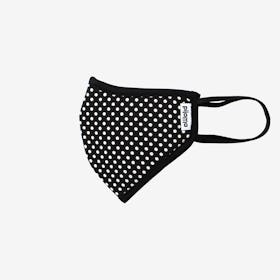 Women Facemask - Dotty Black