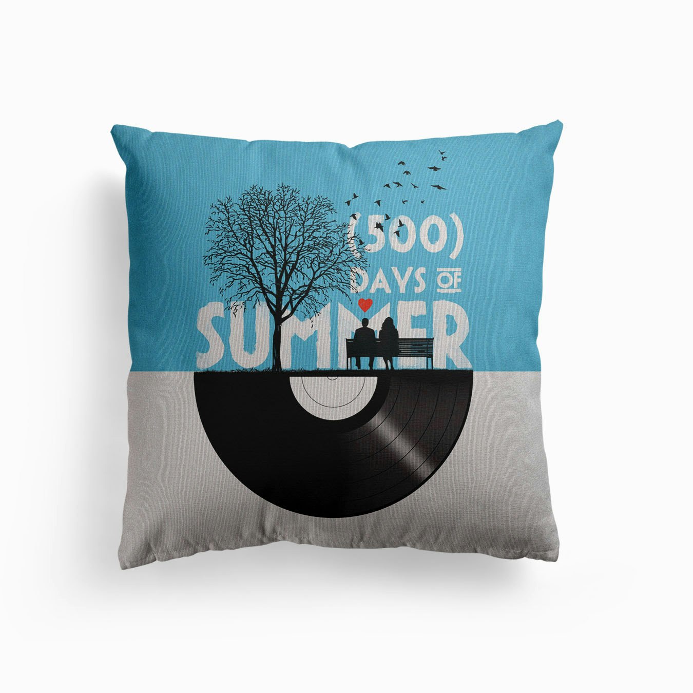 500 Days Of Summer Movie Canvas Cushion by 2ToastDesign
