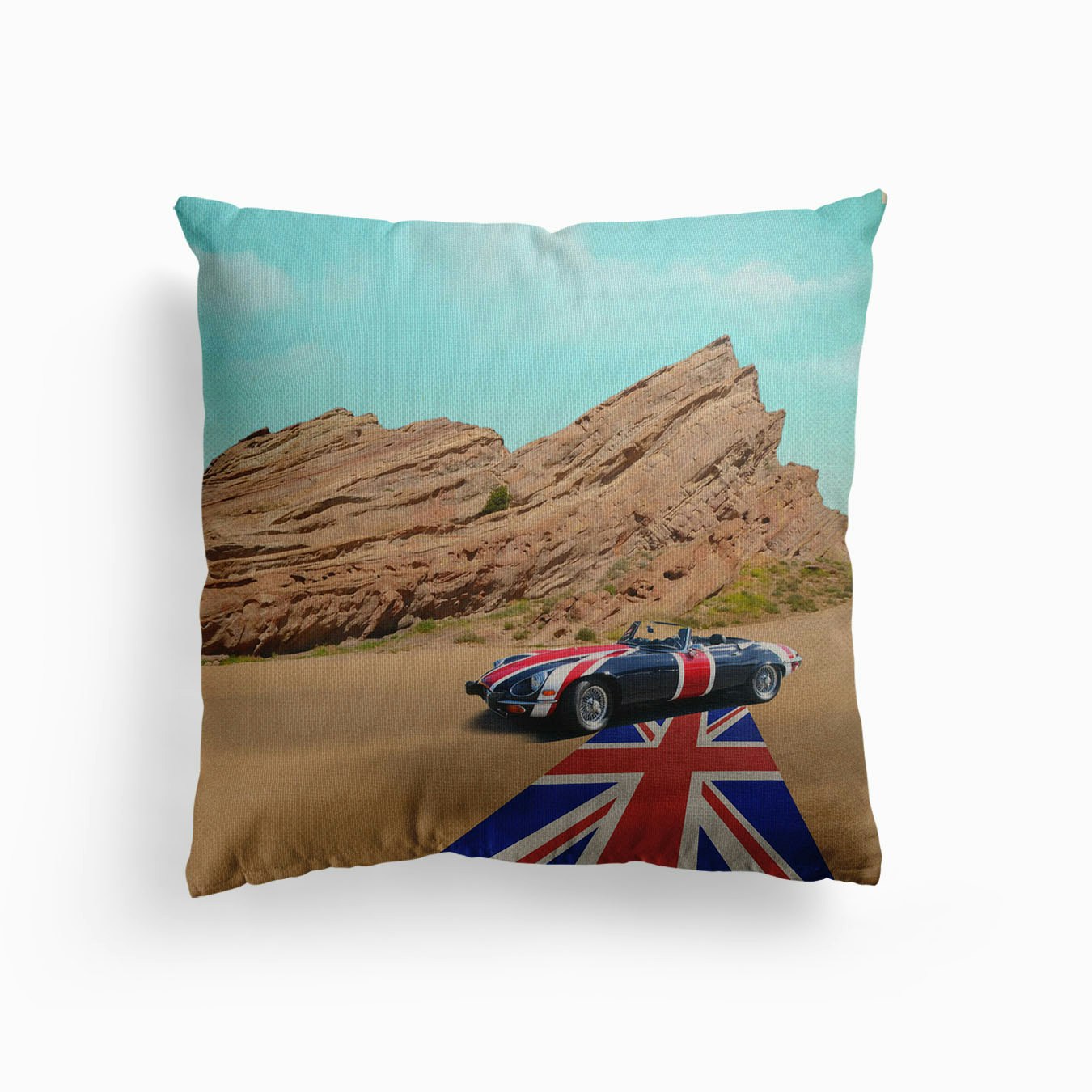 Austin Powers Movie Canvas Cushion by 2ToastDesign