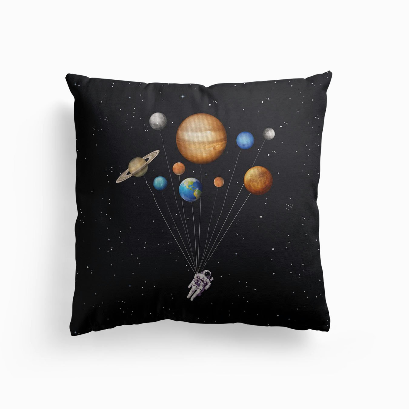 Space Traveller Canvas Cushion by 2ToastDesign