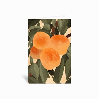 Peaches Greetings Card