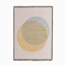 Circle Pieces No5 Woven Throw