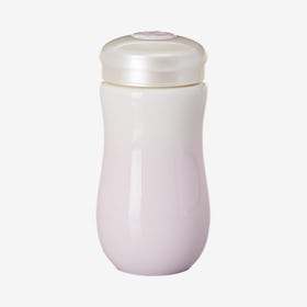 Sweet Heart Travel Mug - Pink - Ceramic