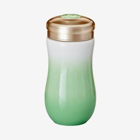 Sweet Heart Travel Mug - Apple Green - Ceramic