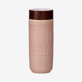 The Alchemical Vertical Signs Tumbler - Rose Pink