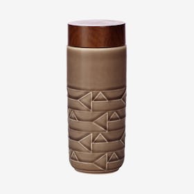 The Alchemical Signs Tumbler - Mocha Brown