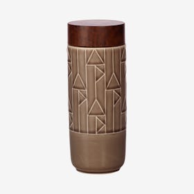 The Alchemical Vertical Signs Tumbler - Mocha Brown