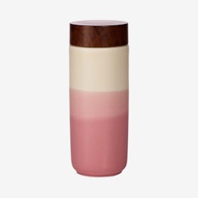 The Beauty of Dawn Tumbler - Pink Ombre - Ceramic