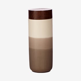 The Beauty of Dawn Tumbler - Brown Ombre - Ceramic