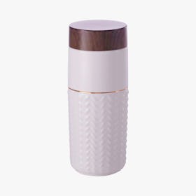 One-O-One / Flying to The Clouds Tumbler - White - Ceramic
