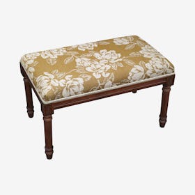 Louis XVI Bench - Tan - Linen - Magnolia