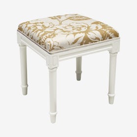 Cottage Vanity Stool - Tan - Linen - Magnolia