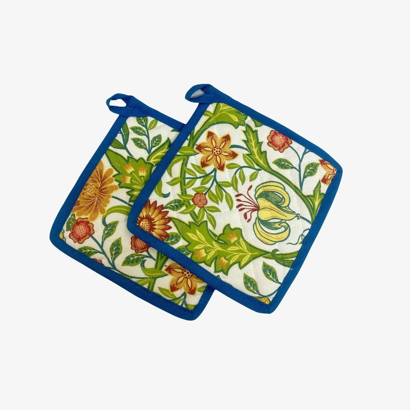 Sussex Pot Holder - Colourful / Blue - Set of 2 by Geko Products