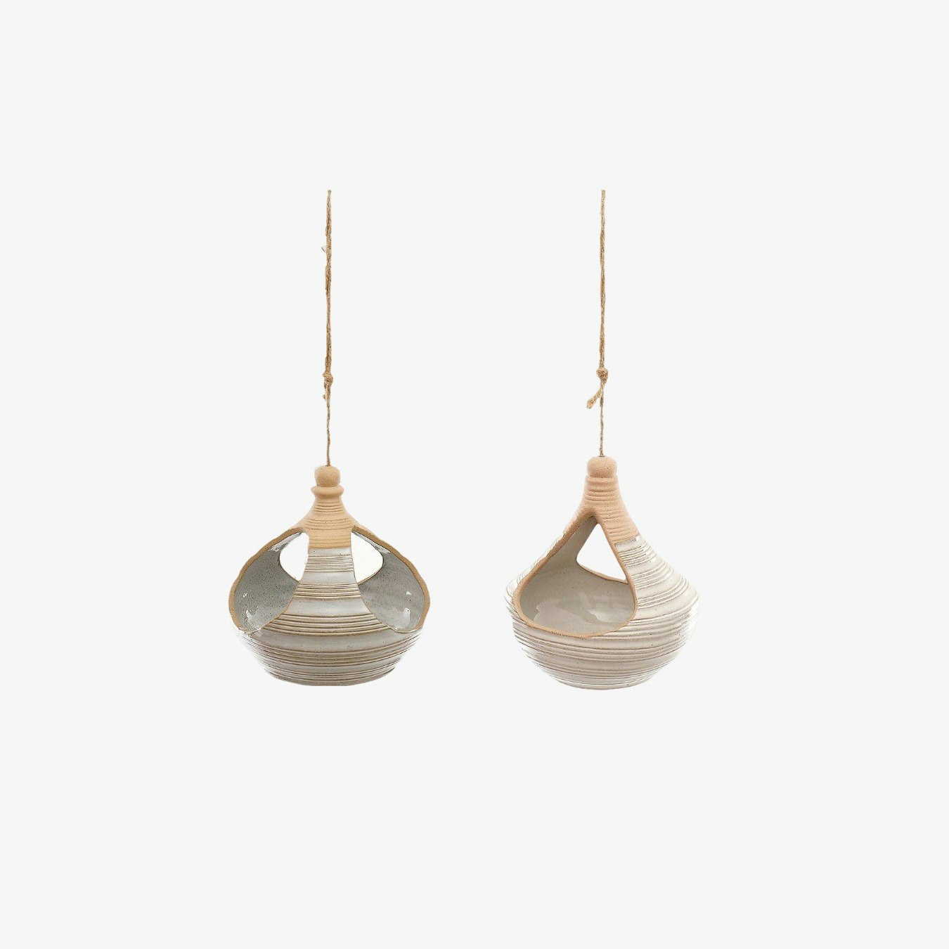Sand / Stone Hanging Planter by Geko Products