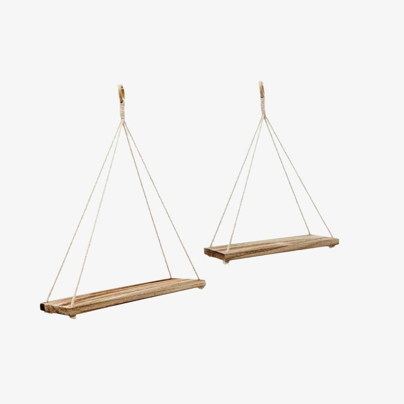 Hanging Wall Shelves - Set of 2 by Geko Products