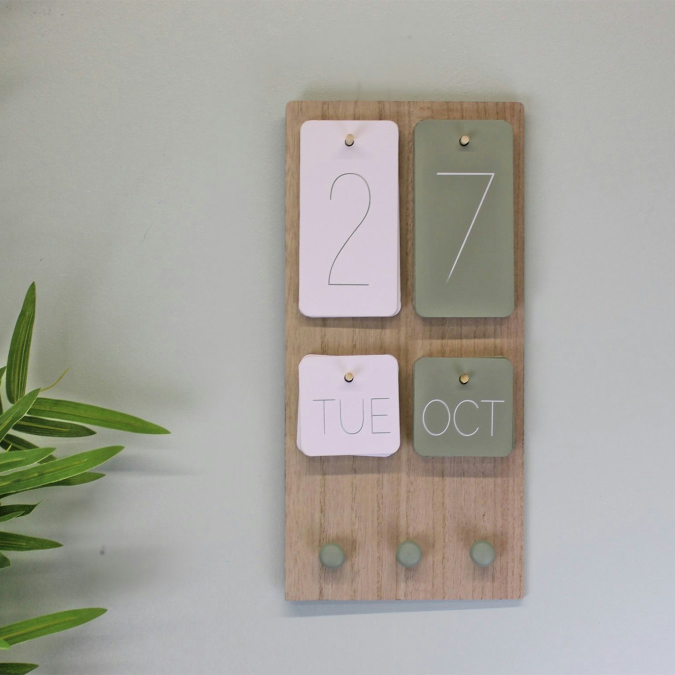 Eucalyptus Wall Hanging Calendar by Geko Products