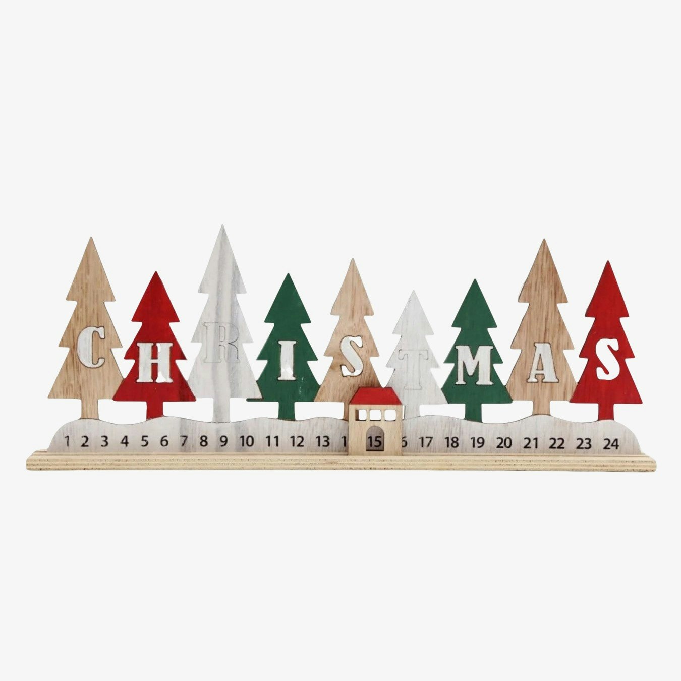 Wooden Christmas Tree Advent by Geko Products