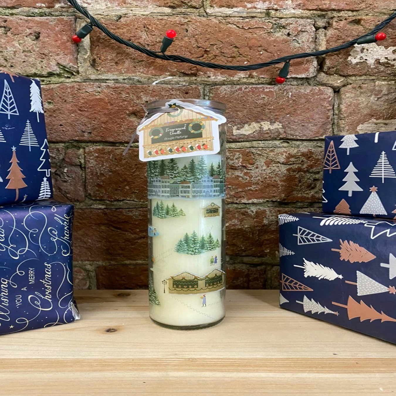 Christmas Market Citrus Tube Candle by Geko Products
