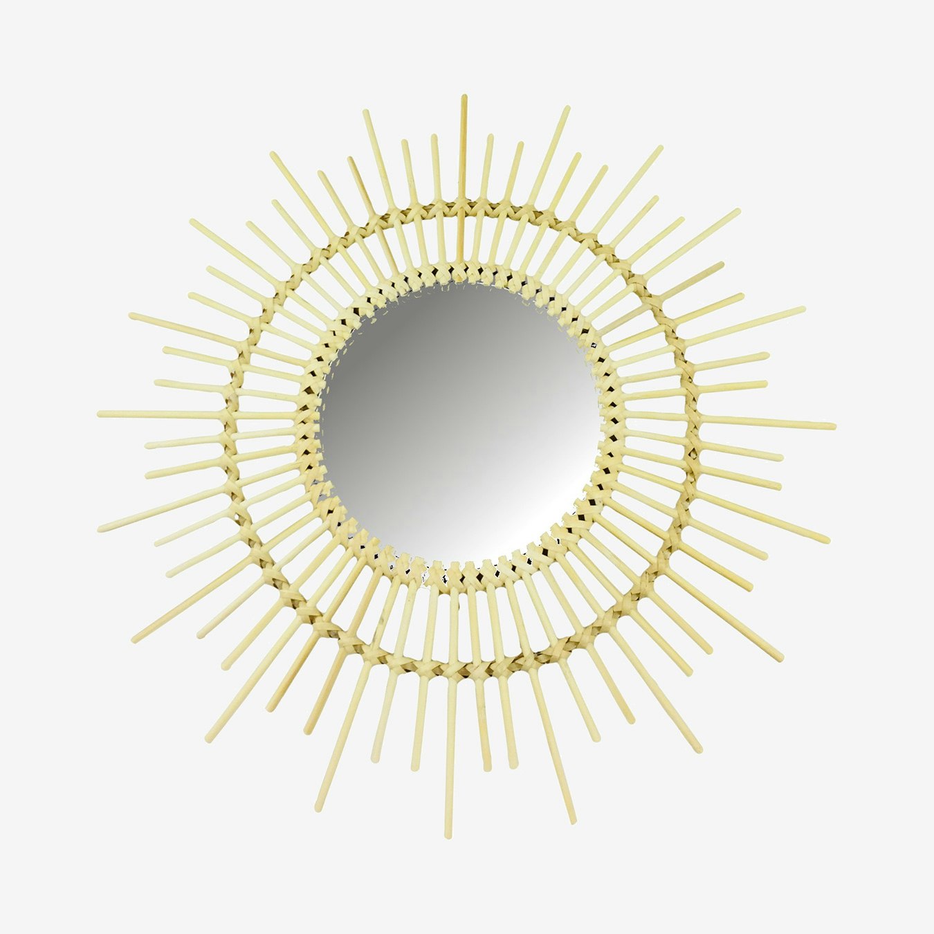 Pointed Mirror - Rattan by Geko Products