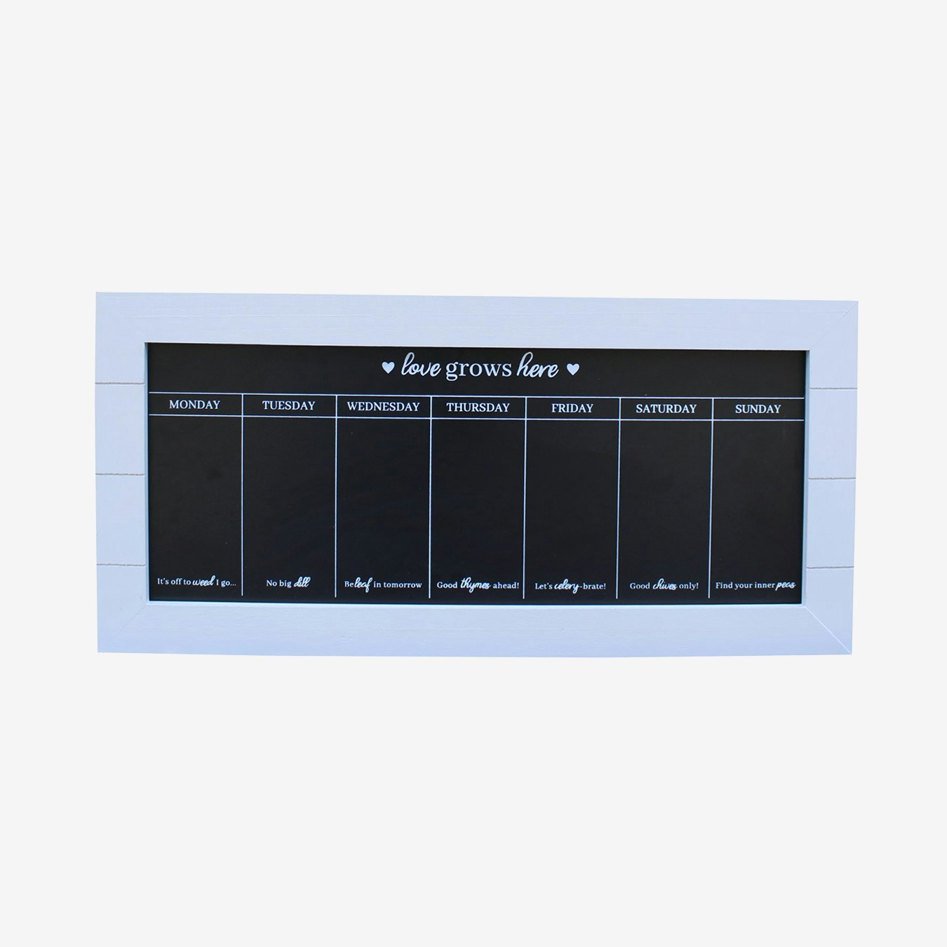 Chalkboard Week Planner - Blue by Geko Products