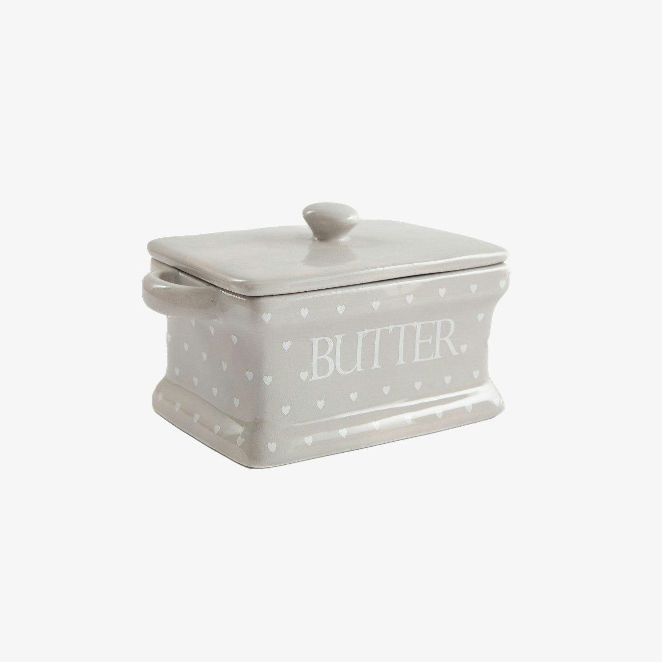 Heart Design Butter Dish by Geko Products