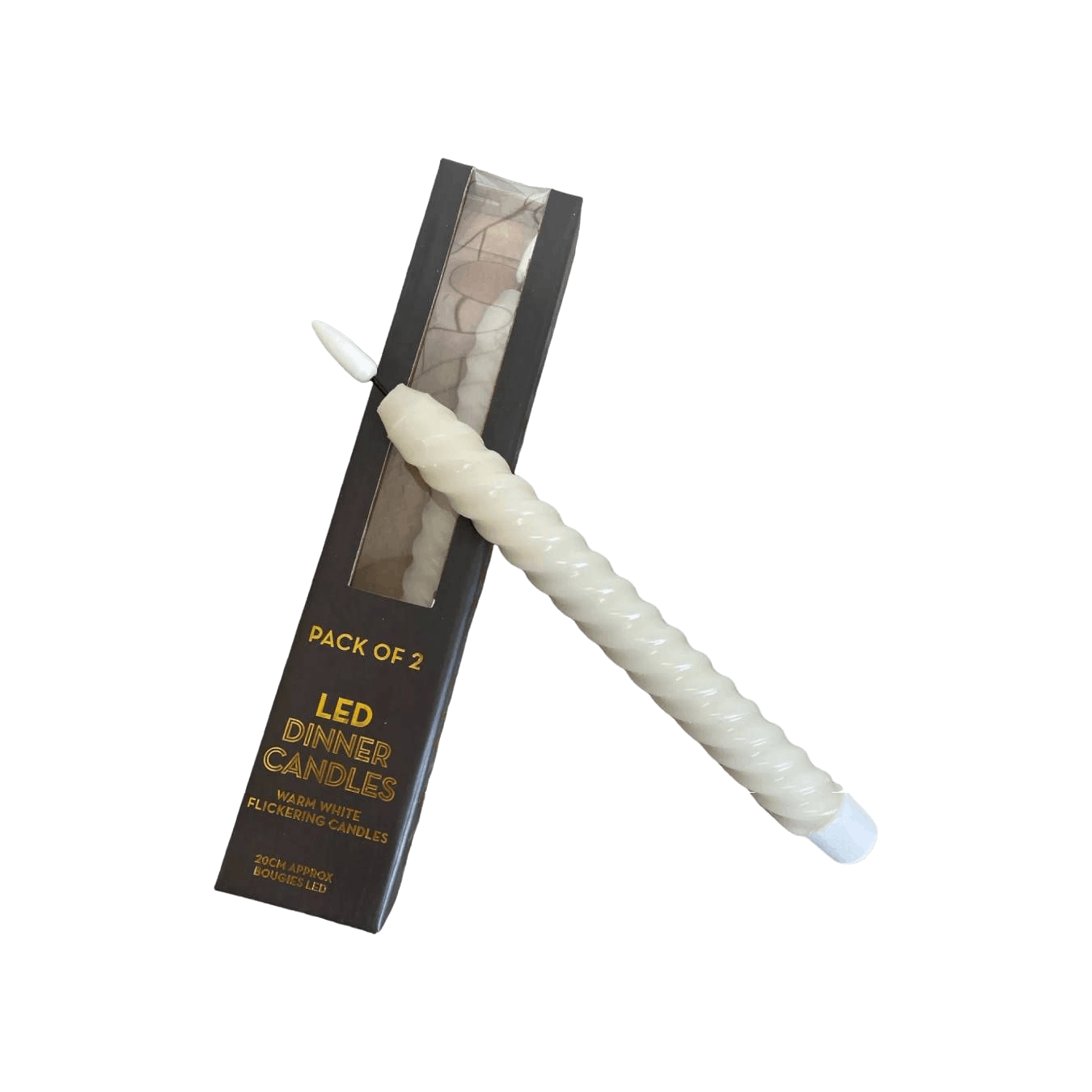 Twist LED Candles - Pack of 2 by Geko Products