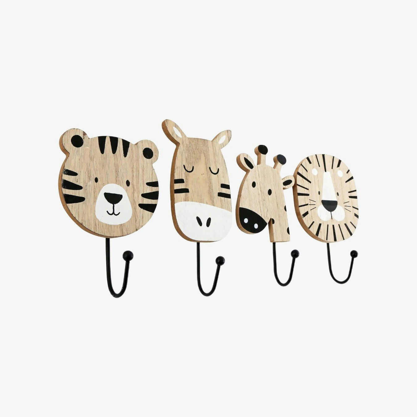 Kids Safari Animal Coat Hook  Childrens Jungle Themed Bedroom Wall Ho –  Carousel