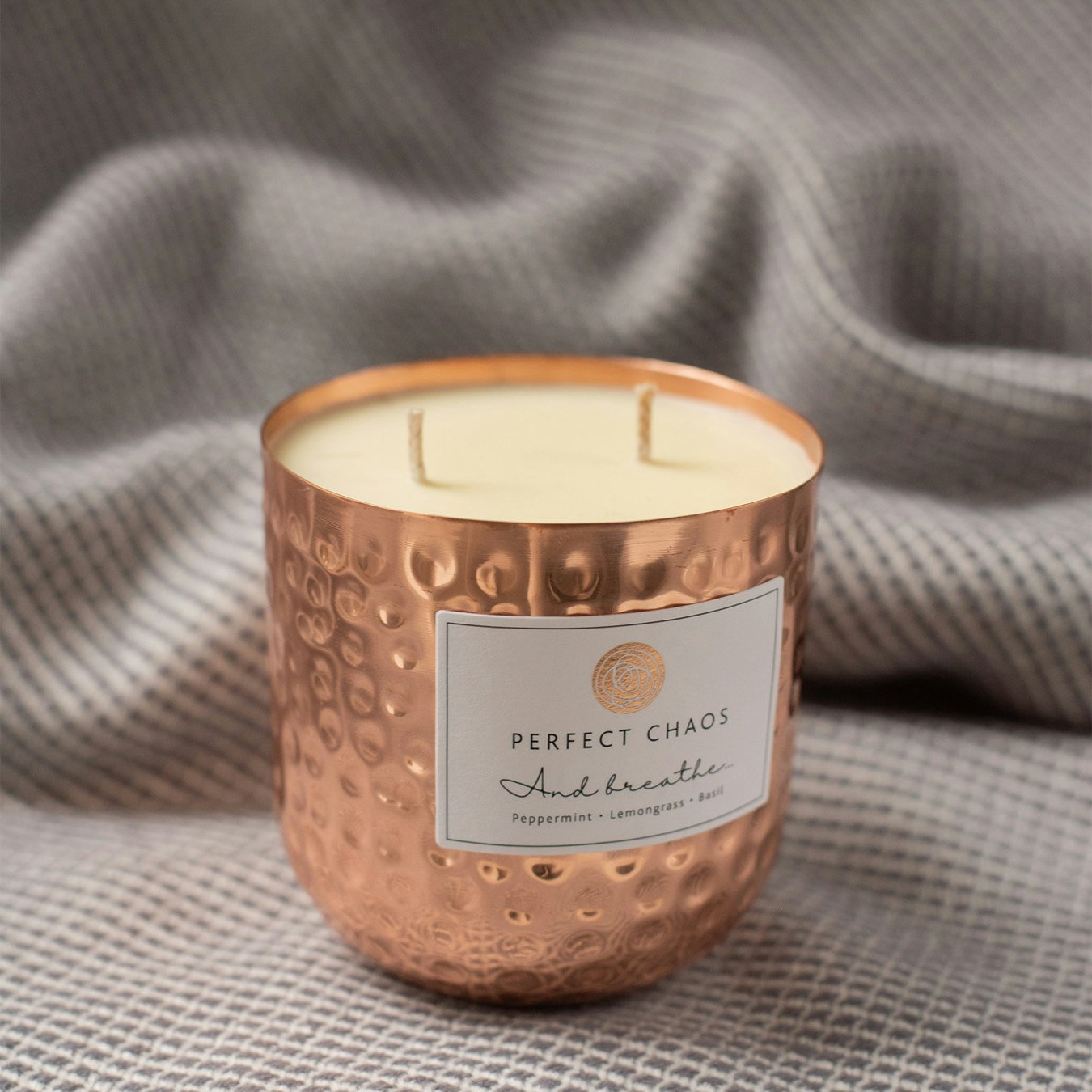 And Breathe Peppermint, Lemongrass And Basil Candle by Perfect Chaos
