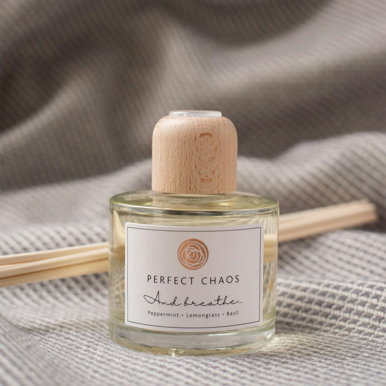And Breathe Peppermint, Lemongrass And Basil Reed Diffuser by Perfect Chaos