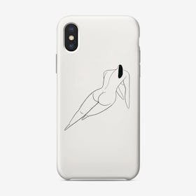 Reclining Nude Phone Case