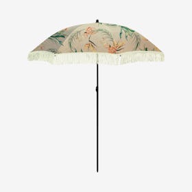 Flamingo Beach Umbrella - Multicolored