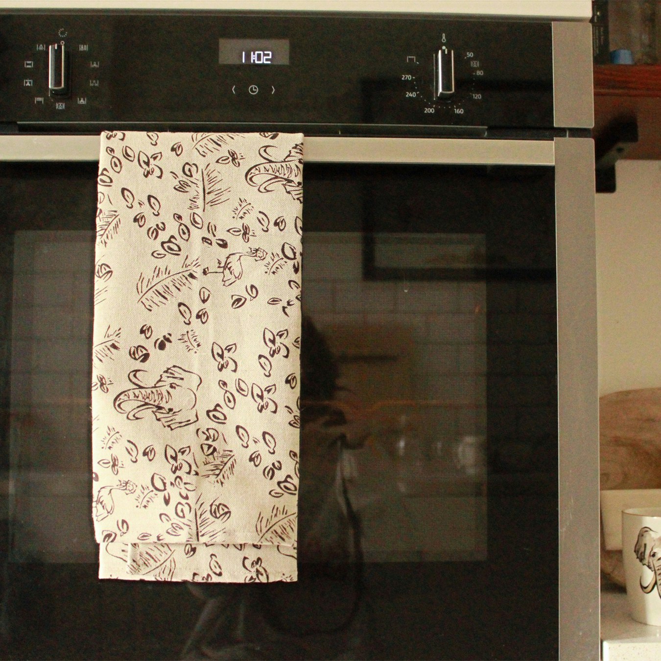Linen Tea Towel - Safari by Milly Sands