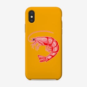 Large Shrimp Phone Case