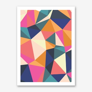 Geometric Burst Art Print