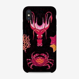 Octopus And Crab Phone Case