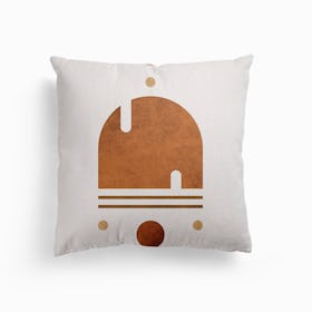 Solo Sailing White Canvas Cushion