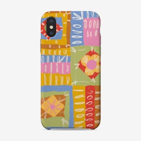 Funky Patchwork Phone Case