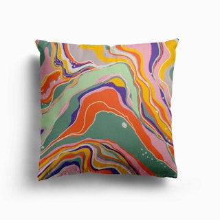 Candy Marble Canvas Cushion