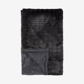 Faux Fur Throw - Nixon Black